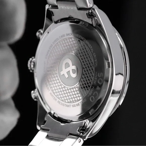SO&CO New York Tribeca 5004 GMT 42mm Stainless Steel WatchBRAND NEW IN BOX